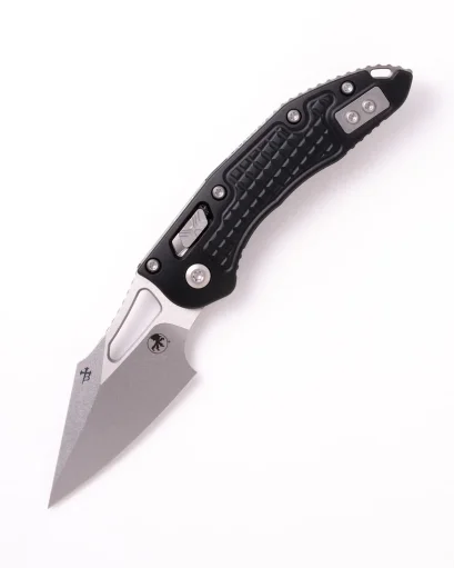 Microtech M-Stitch RAM-LOK Stonewash Standard FRAG PATTERN Black (169 MRL-10 FR)