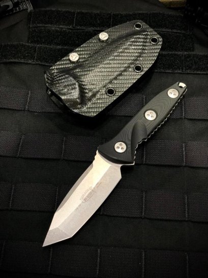 Microtech SOCOM Alpha Mini T/E - Stonewash Blade (114M-10)