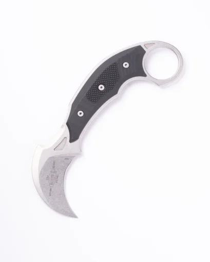 Microtech Iconic Fixed Right Hand Carry Stonewash Standard (118-10R)