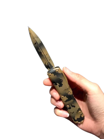 Microtech UTX-85 D/E Signature Series Coyote Camo Standard (232-1CCS)