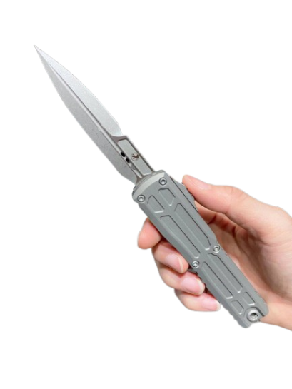 Microtech Ultratech EX-ZBP Bayonet Signature Series Natural Clear Apocalyptic Standard (1120EX-10 APNCS)