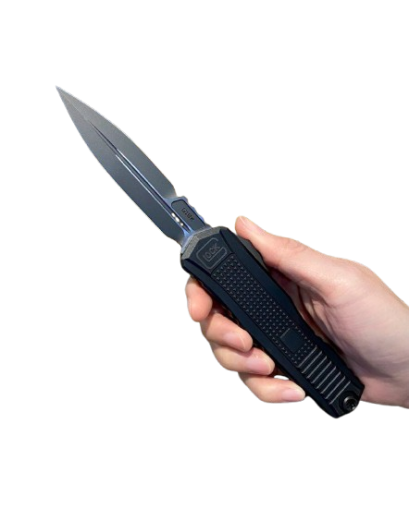 Microtech Glock Bayonet Black Blade &amp; Hardware Standard Black Chassis (80-1 T)