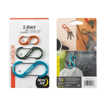 Nite Ize S-Biner Aluminum Dual Carabiner (Assorted)