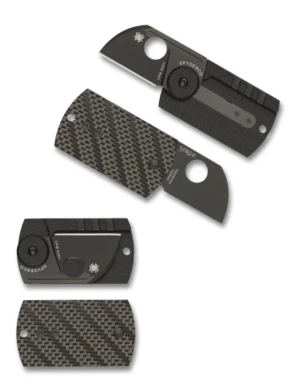Spyderco Dog Tag Folder Carbon Fiber