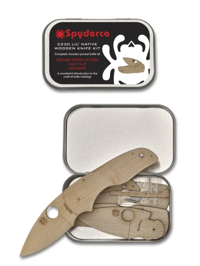 Spyderco Spyderco Wooden Knife Kit