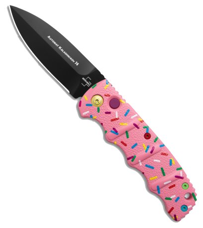 Boker Kalashnikov "Midnight Snack" Dessert Warrior Pink AL (3.25" Black D2)