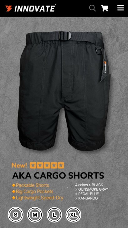 Innovate AKA Cargo Shorts