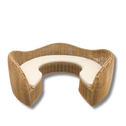 โซฟารับแขกหวายเทียม