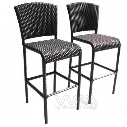 เก้าอี้บาร์หวายเทียม