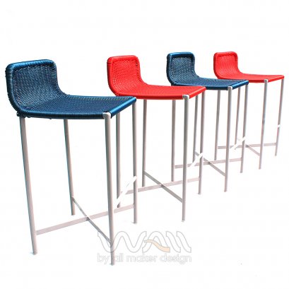 เก้าอี้บาร์หวายเทียม