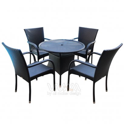 ชุดโต๊ะอาหารหวายเทียม