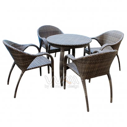 ชุดโต๊ะอาหารหวายเทียม