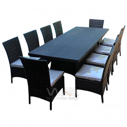 ชุดโต๊ะอาหารหวายเทียม