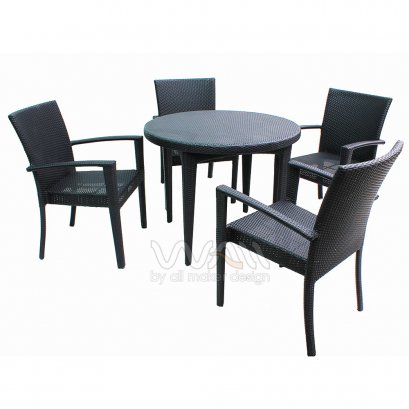 ชุดโต๊ะอาหารหวายเทียม