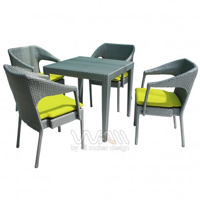 ชุดโต๊ะอาหารหวายเทียม