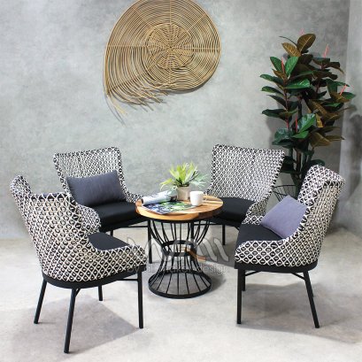 ชุดโต๊ะอาหารหวายเทียม