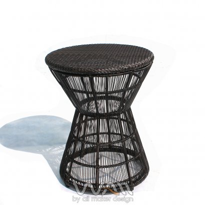 โต๊ะข้างหวายเทียม