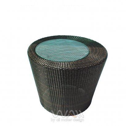 Rattan Side Table