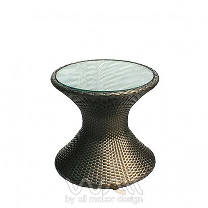 โต๊ะข้างหวายเทียม