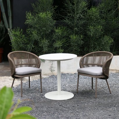 ชุดโต๊ะอาหารสานเชือก