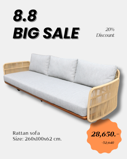 Rattan Sofa
