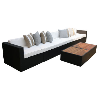 โซฟารับแขกหวายเทียม