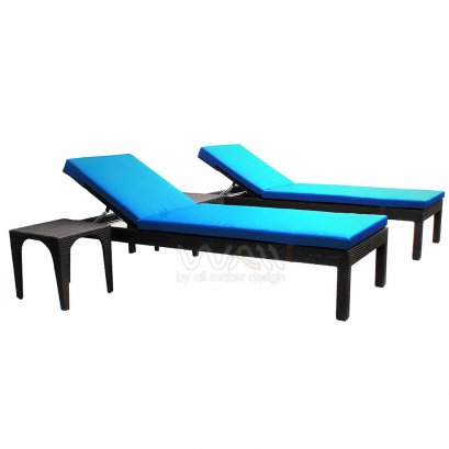 เตียงสระน้ำหวายเทียม