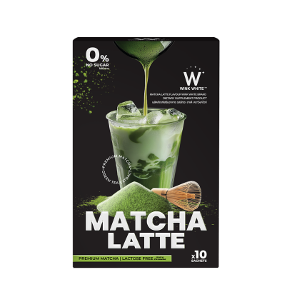 WINK WHITE MATCHA LATTE มัทฉะลาเต้ วิงค์ไวท์