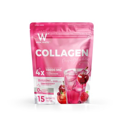 COLLAGEN PINK GLOW PLUS คอลลาเจนพิงค์โกลว์พลัส วิงค์ไวท์