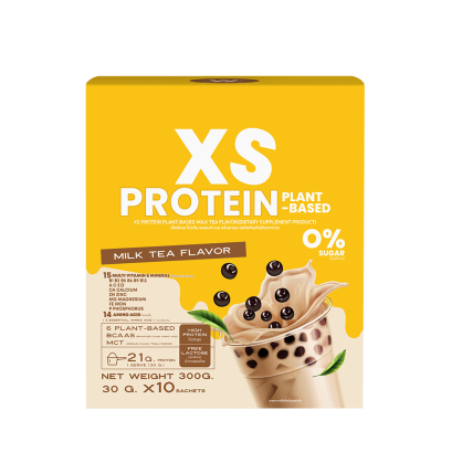 XS PROTEIN PLANT-BASED MILK TEA FLAVOR  เอ็กซ์เอสโปรตีน แพลนท์-เบส กลิ่น ชานม