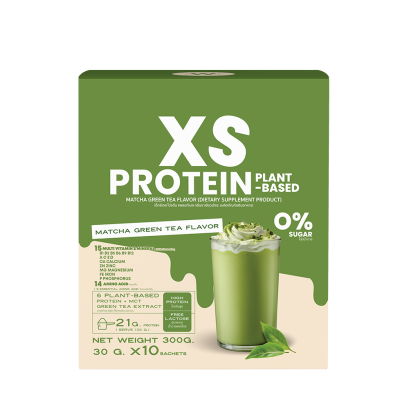 XS PROTEIN PLANT-BASED MATCHA GREEN TEA FLAVOR เอ็กซ์เอสโปรตีน แพลนท์-เบส กลิ่นชาเขียวมัทฉะ