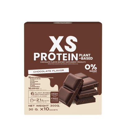 XS PROTEIN PLANT-BASED CHOCOLATE FLAVOR  เอ็กซ์เอสโปรตีน แพลนท์-เบส กลิ่นช็อคโกแลต