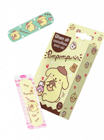 พลาสเตอร์ปิดแผล Band-Aid Pompompurin 20 ชิ้น