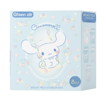 ถุงเก็บน้ำนม ขนาด 8 ออนซ์ บรรจุ 25 ใบ Cinnamoroll