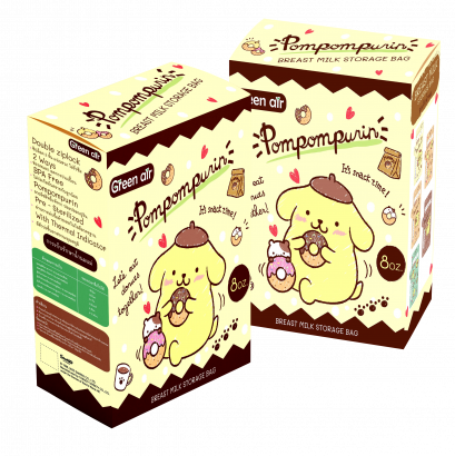 ถุงเก็บน้ำนม Pompompurin