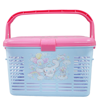 ตะกร้าอเนกประสงค์หูหิ้ว Cinnamoroll สีฟ้า