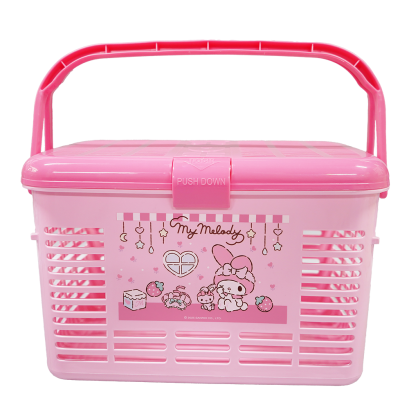 ตะกร้าอเนกประสงค์หูหิ้ว My Melody สีชมพู