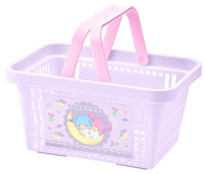ตะกร้าใส่ของอเนกประสงค์ Little twin Stars  สีม่วง