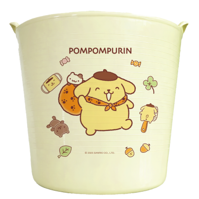 ตะกร้าอเนกประสงค์ทรงกลม Pompompurin สีเหลือง
