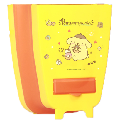 ถังขยะเอนกประสงค์ พับได้ ขนาด 25.2 x 29 x 18 ซม. Pompompurin