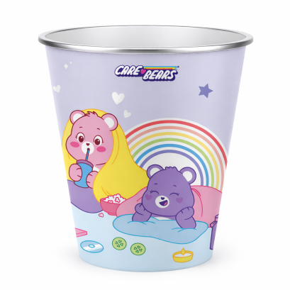 ถังขยะทรงกลม Care Bear สีม่วง