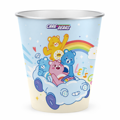 ถังขยะทรงกลม Care Bear สีฟ้า