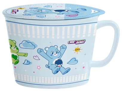 ถ้วยมาม่า เซรามิกพร้อมฝาปิด Care Bear 1 ลิตร