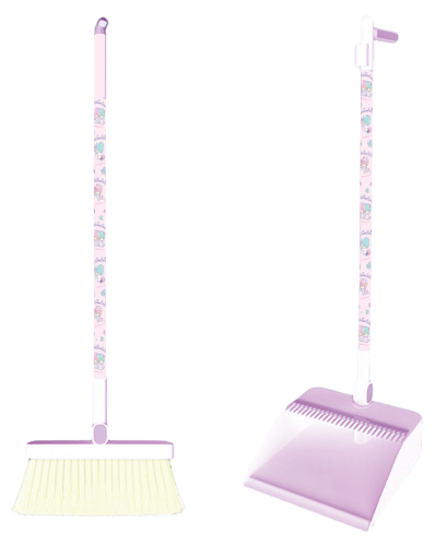 ชุดไม้กวาดพร้อมที่โกยผงด้ามยาว Little Twin Sars