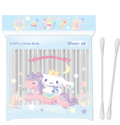 สำลีก้านจิ๋ว 100 ก้าน Cinnamoroll