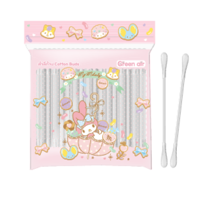 สำลีก้านจิ๋ว 100 ก้าน My Melody