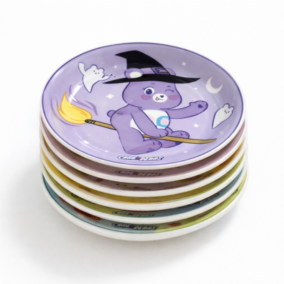 จานกลม เซรามิก ขนาด 20 ซม. Care Bear