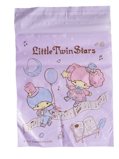 GREEN AIR ถุงขยะในรถ สีม่วง Little Twin Stars ( 30 ใบ )