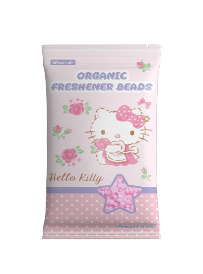 ถุงหอมปรับอากาศ ชนิดเม็ด Hello Kitty กลิ่น Floral blossom 10 ซอง/กล่อง