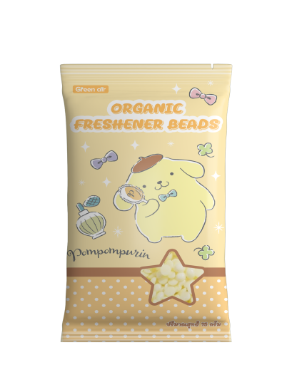 ถุงหอมปรับอากาศ ชนิดเม็ด Pompompurin กลิ่น Citus 10 ซอง/กล่อง